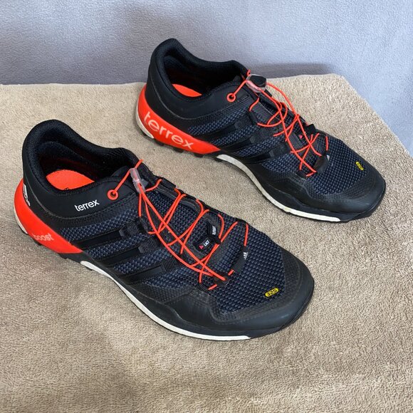 adidas Terrex Boost Trail Running Shoes Black/Orange Men’s 10 (EU 44) Vibram